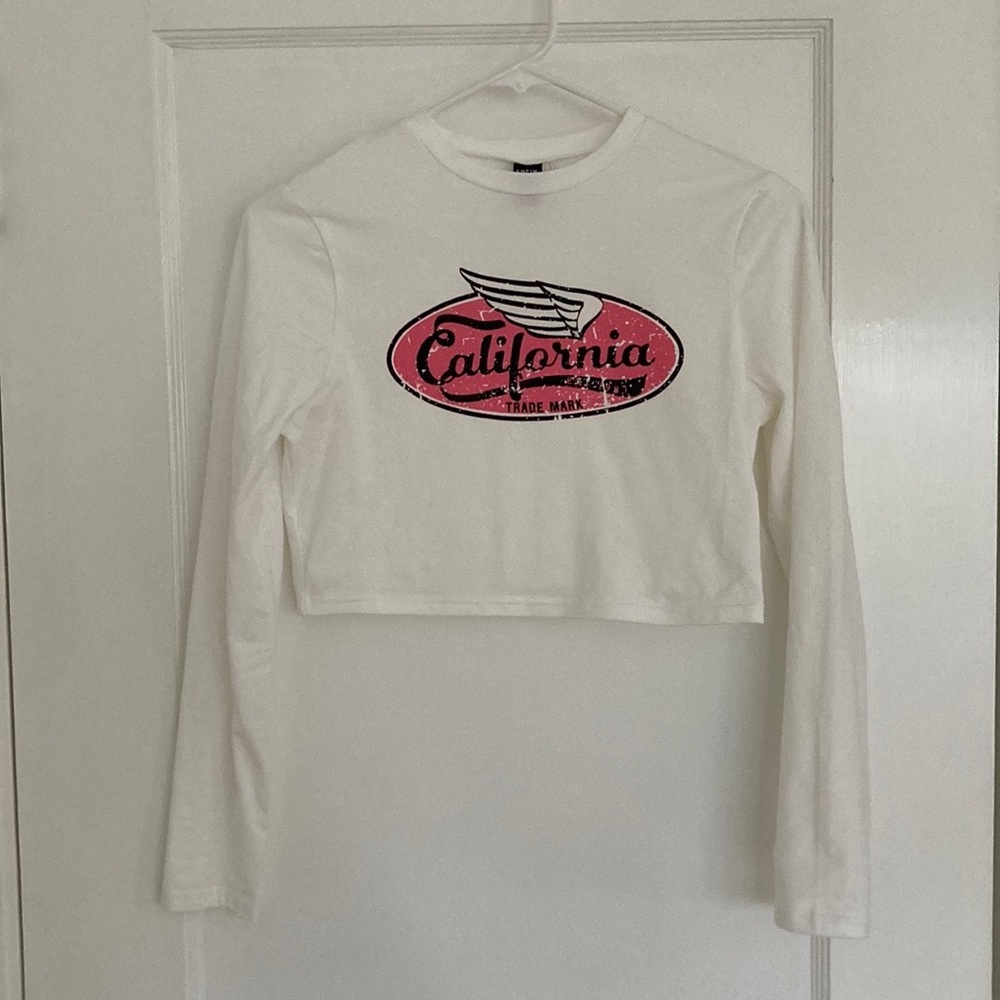 Long Sleeve California Shein Crop Top - Picture 9 of 12
